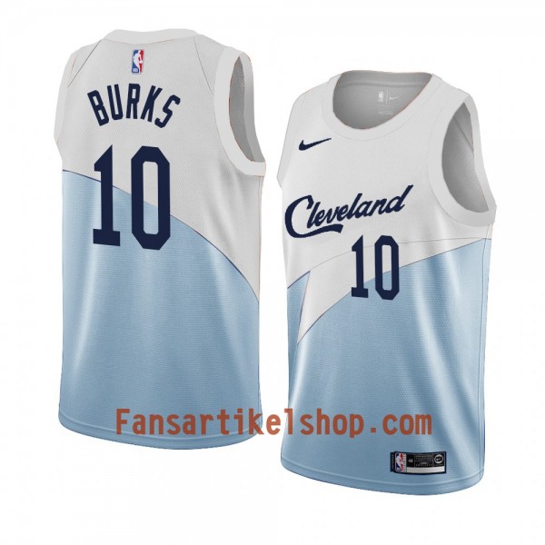Cleveland Cavaliers Trikot Alec Burks 10 2018-19 Nike Blau Weiß Swingman - Herren Cleveland Cavaliers Trikot Alec Burks 10 2018-19 Nike Blau Weiß Swingman - Herren